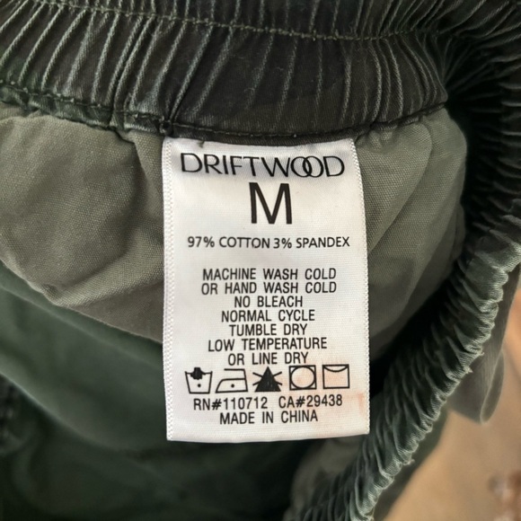 DRIFTWOOD Camo Camouflage Joggers Size Medium - Picture 7 of 7